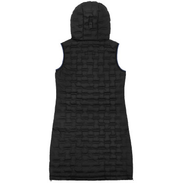 Chaqueta larga acolchada sin costuras Je t'aime EQUITHÈME - Navina Negro