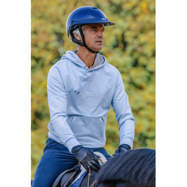 Sudadera unisex EQUITHÈME – Axel Azúl / cielo