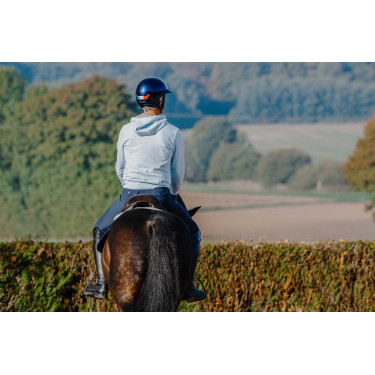 Sudadera unisex EQUITHÈME – Axel Azúl / cielo