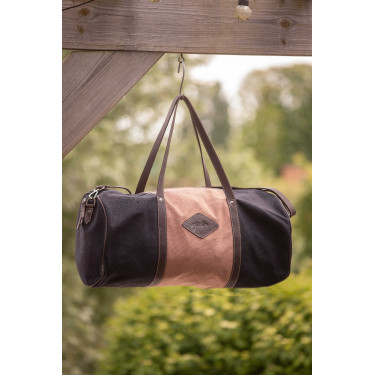 Bolso PENELOPE Canvas Bowl Negro / rosa viejo