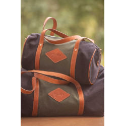 Bolso PENELOPE Canvas Bowl Verde / negro Bolso PENELOPE Canvas Bowl Verde / negro