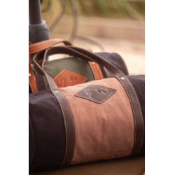 Bolso PENELOPE Canvas Bowl Negro / rosa viejo