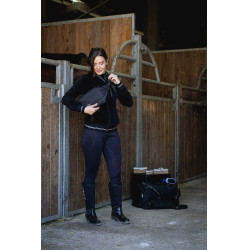 Riñonera Je t'aime Equithème Negro