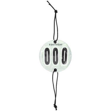 Portanúmeros EQUITHÈME – Glitter Plateado Gris Portanúmeros EQUITHÈME – Glitter Plateado Gris