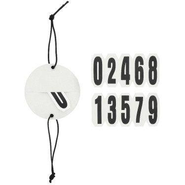 Portanúmeros EQUITHÈME – Glitter Plateado Gris Portanúmeros EQUITHÈME – Glitter Plateado Gris