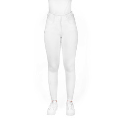 Pantalón de equitación EQUITHÈME – Mila Blanco