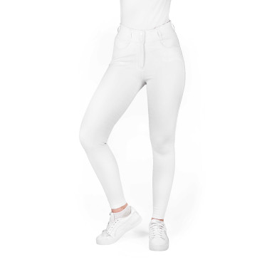 Pantalón de equitación EQUITHÈME – Mila Blanco