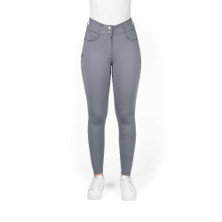 Pantalón de equitación EQUITHÈME – Mila Gris
