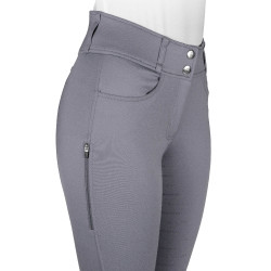 Pantalón de equitación EQUITHÈME – Mila Gris