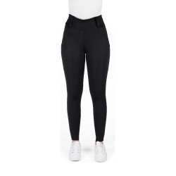 Legging con culera de silicona EQUITHÈME – Alizé Negro