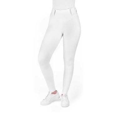 Legging con culera de silicona EQUITHÈME – Alizé Blanco