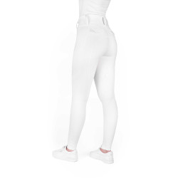 Legging con culera de silicona EQUITHÈME – Alizé Blanco
