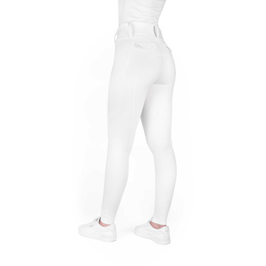 Legging con culera de silicona EQUITHÈME – Alizé Blanco