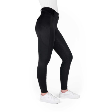 Legging con culera de silicona EQUITHÈME – Alizé Negro