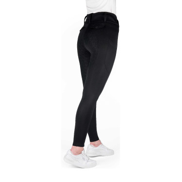 Legging con culera de silicona EQUITHÈME – Alizé Negro
