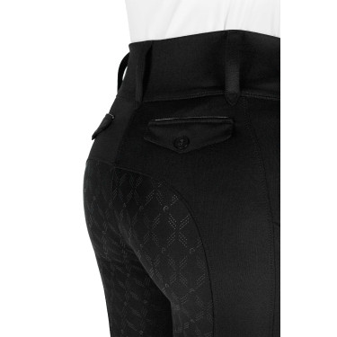 Legging con culera de silicona EQUITHÈME – Alizé Negro