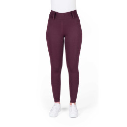 Legging con culera de silicona EQUITHÈME – Alizé Ciruela Violeta