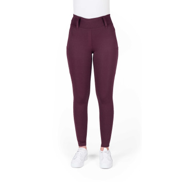 Legging con culera de silicona EQUITHÈME – Alizé Ciruela Violeta