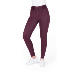 Legging con culera de silicona EQUITHÈME – Alizé Ciruela Violeta