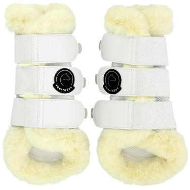 Guêtres fermées Je t'aime EQUITHÈME - Snuggy Blanco