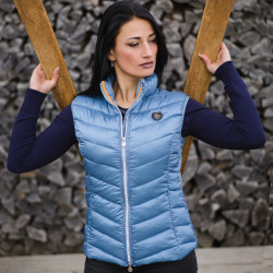 Chaqueta sin mangas mujer Henna Flags & Cup Azul marino