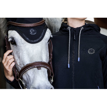 Softshell Je t'aime EQUITHÈME - Victoria Negro