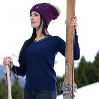 Jersey con cuello en V Kimola Flags & Cup Antracita