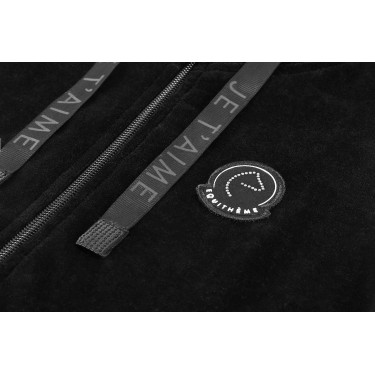 Sudadera Je t'aime EQUITHÈME - Coline Negro Sudadera Je t'aime EQUITHÈME - Coline Negro