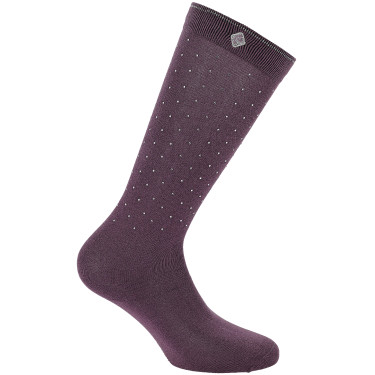 Calcetines Je t'aime EQUITHÈME - Kamilla Púrpura Violeta