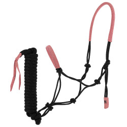 Cuerda etológica + ramal Norton Suecia Negro / rosa