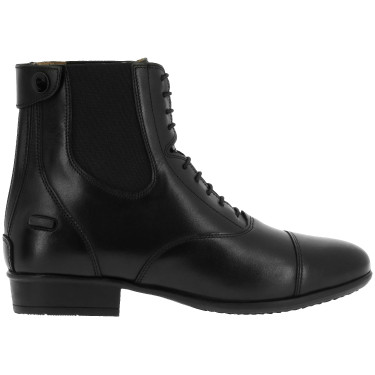 Botines con cordones/cremallera Equithème Chic Negro
