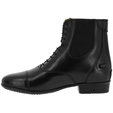 Botines con cordones/cremallera Equithème Chic Negro