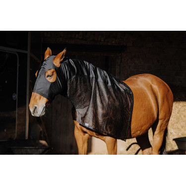 Protección de cuello integral Equithème Lycra/Mesh Negro