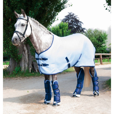 Manta micro Jersey T de T Cielo azul