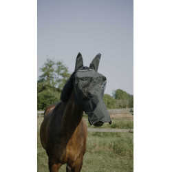 PRO SERIES Máscara antimoscas con protección UV - Visera Negro