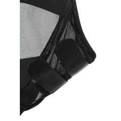 PRO SERIES Máscara antimoscas con protección UV - Visera Negro