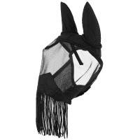 Máscara anti-moscas anti-UV Equithème con flecos