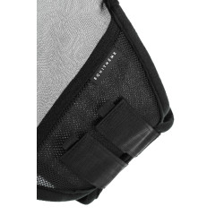 Máscara anti-moscas anti-UV Equithème con flecos Negro Máscara anti-moscas anti-UV Equithème con flecos Negro