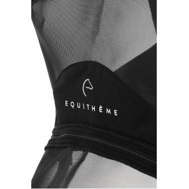 Máscara anti-moscas/UV EQUITHÈME - Zipper Negro