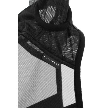 Máscara anti-moscas anti-UV Equithème Anatomic Negro