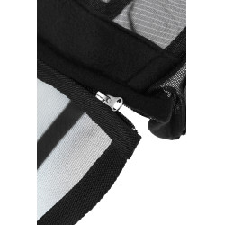 Máscara anti-moscas anti-UV Equithème 2 en 1 Negro