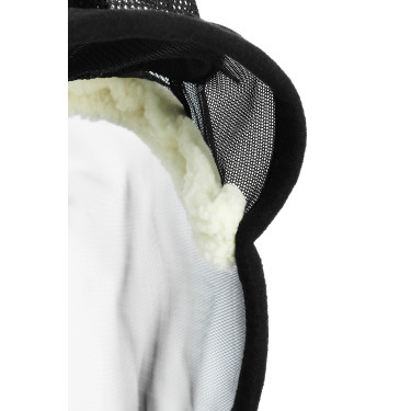 Máscara anti-moscas anti-UV Equithème 2 en 1 Negro