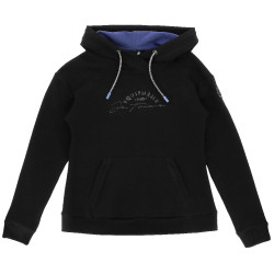 Sudadera Je t'aime Equithème Selena infantil Negro