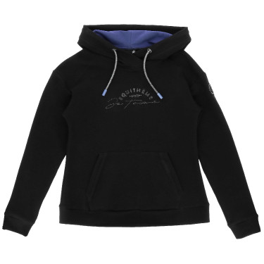 Sudadera Je t'aime Equithème Selena infantil Negro