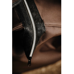 Bolsa de cuidado con ruedas EQUITHEME Castaño Marr&amp;oacute;n