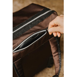 Bolsa de cuidado con ruedas EQUITHEME Castaño Marr&amp;oacute;n