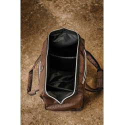 Bolsa de cuidado con ruedas EQUITHEME Castaño Marr&amp;oacute;n