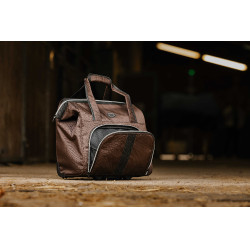 Bolsa de cuidado con ruedas EQUITHEME Castaño Marr&amp;oacute;n
