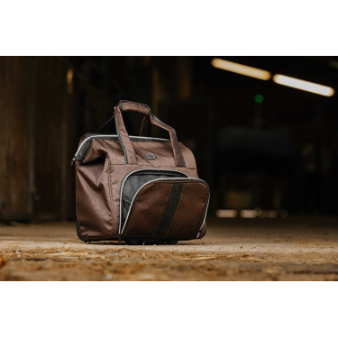 Bolsa de cuidado con ruedas EQUITHEME Castaño Marrón Bolsa de cuidado con ruedas EQUITHEME Castaño Marrón
