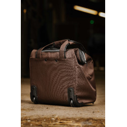 Bolsa de cuidado con ruedas EQUITHEME Castaño Marr&amp;oacute;n